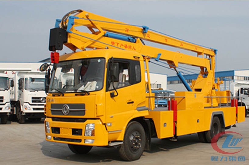 湖北程力東風24米高空作業(yè)車高清圖